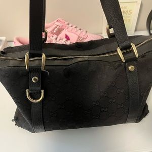 Authentic Gucci monogram shoulder bag